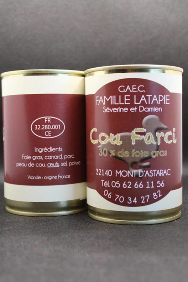 Cou farci au Foie Gras - 350g
