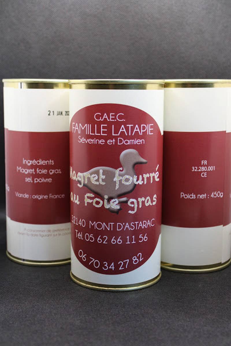 Graisse de canard – 800g  Famille Latapie , Séverine et Damien